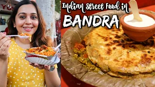 Favorite INDIAN STREET FOOD in Mumbai - Bandra | Parathas, Desi Chinese & more