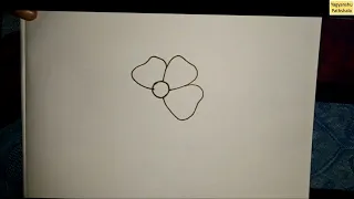 Flower draw | How to Draw  Flower Easy | How to draw a Flower Step by Step | Easy drawings  |
