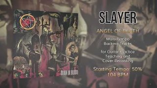 SLAYER - Angel of Death - 50% Tempo (104 BPM) Backing Track