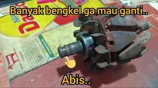 cara mengganti kolektor / commutator alternator Avanza Xenia #alternator #avanza  #commutator