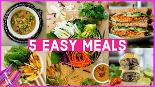 5 Meals I [Still] Eat Every Week - High Fiber EASY Vegan Weight Loss Meals