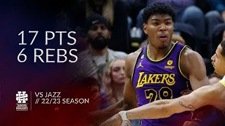 Rui Hachimura 17 pts 6 rebs vs Jazz 22/23 season