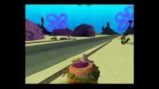 The Spongebob Movie Game Out Of The Bounds Glitch in Sandwich Driving 101