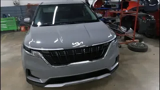 2022 KIA CARNIVAL how to take off the back bumper and tail lights