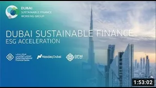 Dubai Sustainable Finance - ESG Acceleration