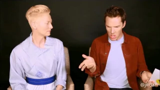 Benedict Cumberbatch impersonates Trump