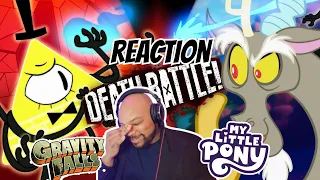PURE INSANITY...Bill Cipher VS Discord  | DEATH BATTLE! - Reaction