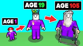 Roblox BUT Every Second You Get 1+ Year Older
