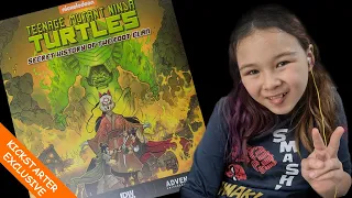 TMNT : Secret History of the Foot Clan (Kickstarter exclusive) Miss Rocks unboxing