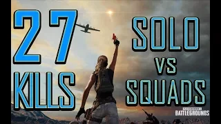 27 kills / Соло против сквадов / BEST PUBG