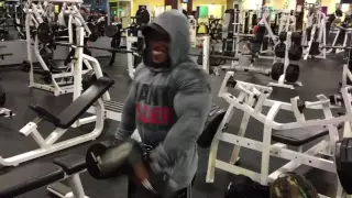 IFBB Pro Shaun "GK" Clarida-Arm training 8 days out