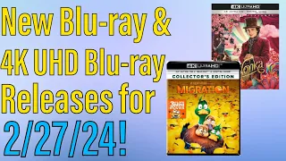 New Blu-ray & 4K UHD Blu-ray Releases for February 27th, 2024!