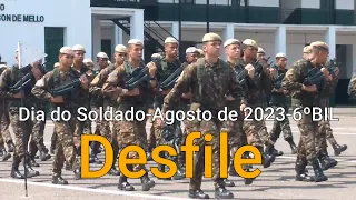 Desfile - Dia do Soldado 2023 - 6ºBIL Caçapava SP