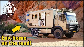 Tour this family’s 4X4 luxury RV! Their full time home!