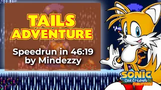 Tails Adventure by Mindez in 46:19 - Sonic and the Glitchless Gauntlet