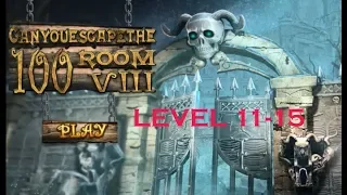 Can You Escape The 100 Room VIII Level 11 12 13 14 15 Walkthrough.