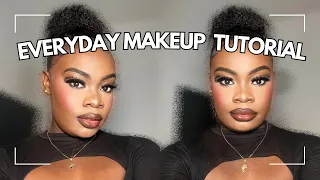 *Detailed* Everyday Makeup Routine For Dark Skin WOC