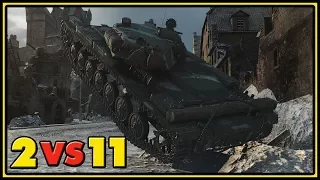 T-100 LT - 2 VS 11 - 11 Kills - World of Tanks Gameplay