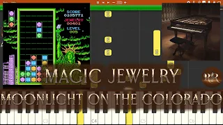 Magic Jewelry Level 005 (Moonlight on the Colorado) (NES Game Soundtrack, Piano Tutorial Synthesia)