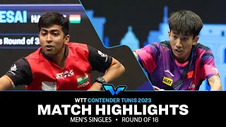 Harmeet Desai vs Liang Yanning | MS R16 | WTT Contender Tunis 2023