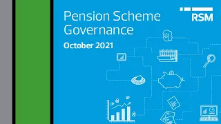 Pension scheme governance