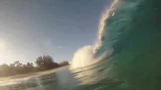 Clark Little GoPro shorebreak footage