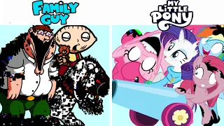 FNF' NEW Darkness Takeover-Pibby Family Guy Vs MLP: Darkness is Magic V2 (Welcome-Home)