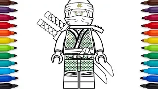 How to draw Lego Lloyd from Ninjago: Sons of Garmadon