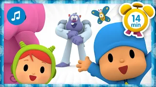 🎶A Ram Sam Sam + MÚSICA INFANTIL [14 min] Desenhos animados para Crianças - Pocoyo