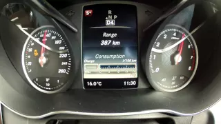 2014 Mercedes-Benz C250 (155kW/211hp) acceleration with GPS results