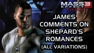 Mass Effect 3 Citadel DLC: James comments on Shepard's romances
