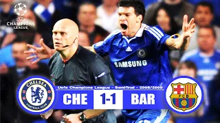 O MAIOR ROUBO DA CHAMPIONS | Chelsea 1 x 1 Barcelona Uefa Champions League 2008/2009