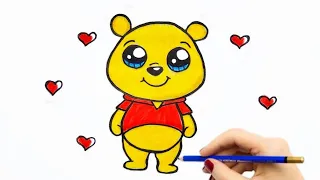 HOW TO DRAW A CUTE KAWAII STEP BY STEP | KIDS DRAWINGS