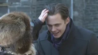 Bill Skarsgård being cute for 2:52 seconds