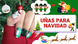 🎄INCREÍBLES DISEÑOS DE UÑAS PARA NAVIDAD Y AÑO NUEVO🎅Tendencias en uñas 2021-2022💅 CHRISTMAS NAILS🌟