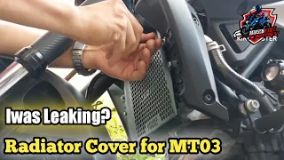 How to install Radiator Guard/Cover for MT03 | Tagalog Tutorial