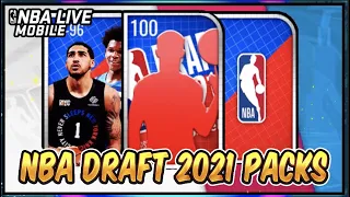 Открытие набора 100 OVR NBA Draft 2021! | NBA LIVE Mobile 21 S5 NBA Draft 2021