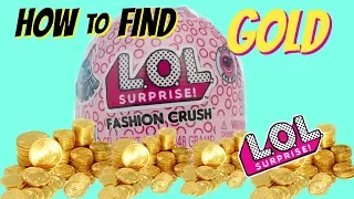 How to find a GOLD LOL Surprise Fashion Crush Outfit