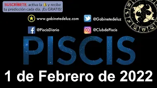 Horóscopo Diario - Piscis - 1 de Febrero de 2022.