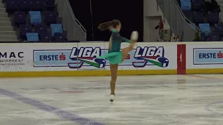 2017 Santa Claus Cup : Dária JAKAB(HUN) - FS SENIOR LADIES, Short program