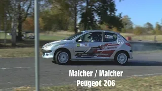 KJS Rajd Tyski 2018 - Michał Maicher / Ewa Maicher - Peugeot 206