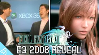 Final Fantasy XIII - Xbox 360 Announcement Trailer and Reaction [E3 2008 Xbox Press Conference]