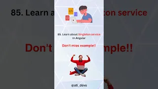 What is Singleton service in Angular? #shorts #angular #interview