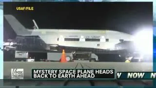 X37B BLACK OPS SECRET AIRCRAFT RETURNS TO EARTH AFTER OVER A YEAR !! MISSION??