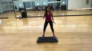 30 Minute Step Workout—3 Intermediate Step Combos with Karla Luster