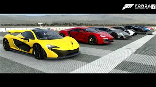 Forza Motorsport 7 -  Top 15 Fastest Mclaren Supercars Drag Race