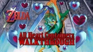 ZELDA Ocarina of Time - All Heart Pieces in Order