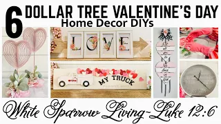 💗 6 HIGH END DOLLAR TREE FARMHOUSE DIYS VALENTINE’S DAY HOME DECOR