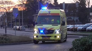 Ambulance 05-115 naar MST Enschede vanaf Haaksbergen + Opstijgen ADAC D-HHTS! #11