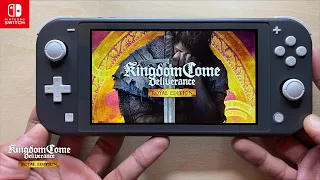 Kingdom Come: Deliverance - Royal Edition Nintendo Switch Lite Gameplay